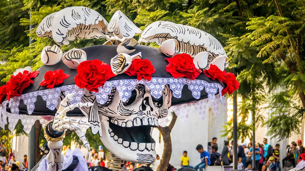 Day of the Dead Parade Mexico City (Diego Grandi/Dreamstime)