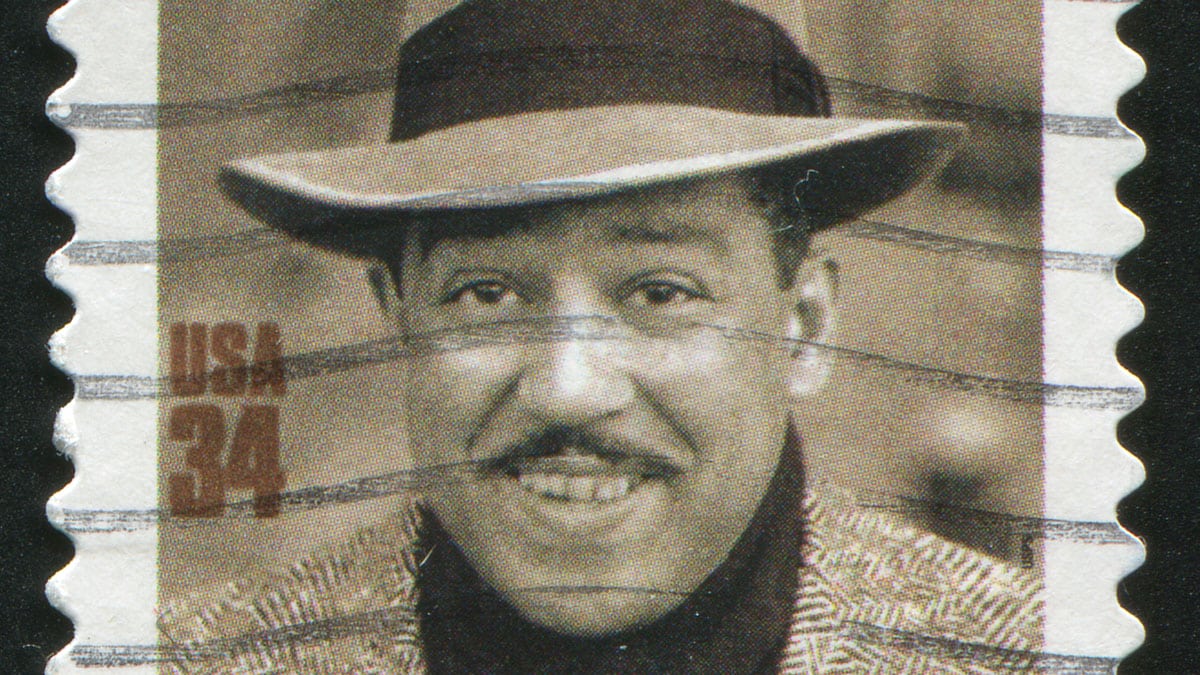 Langston Hughes war ein Jazzdichter der Harlem Renaissance, der von Flüssen sprach